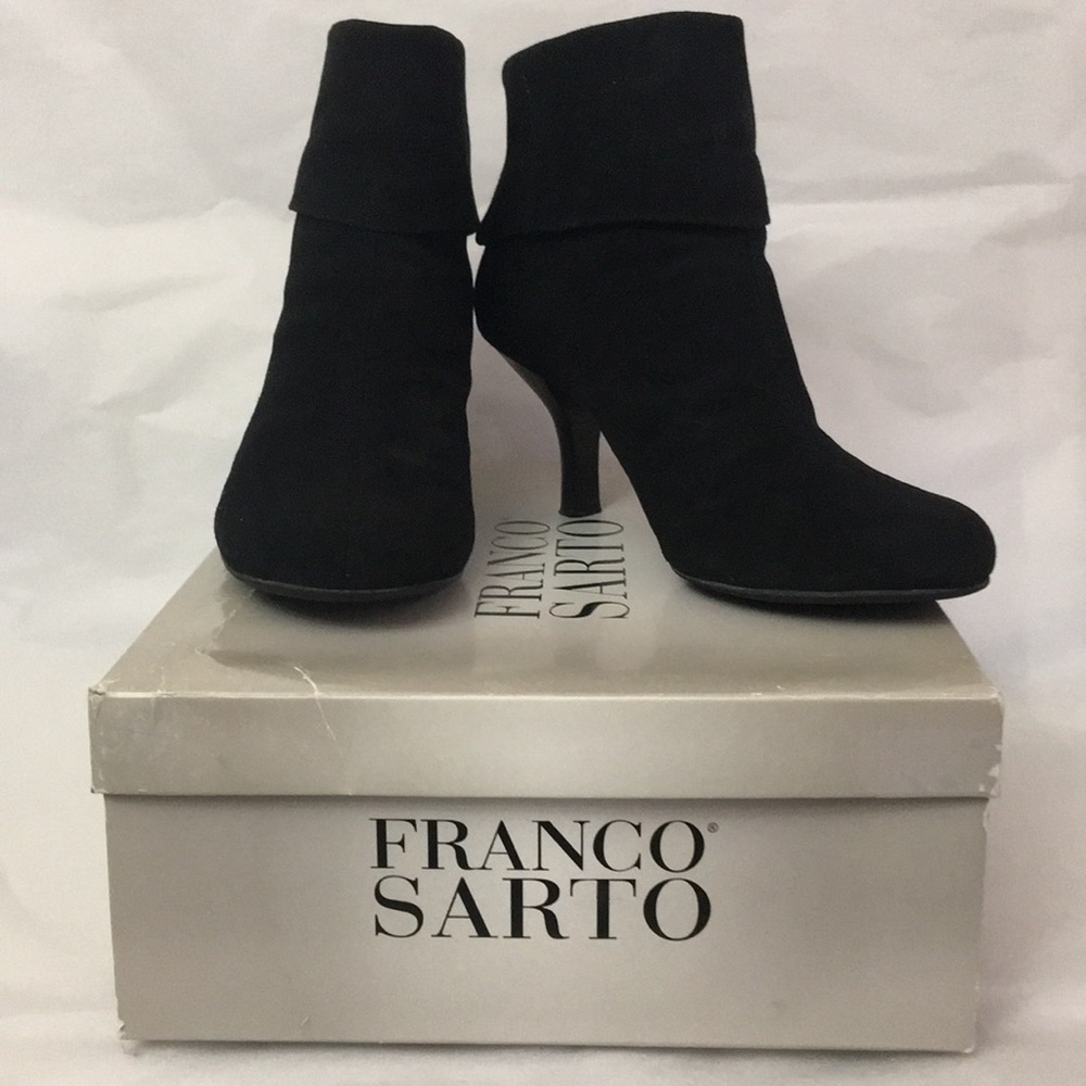 Franco Sarto Suede Booties, Size 10M